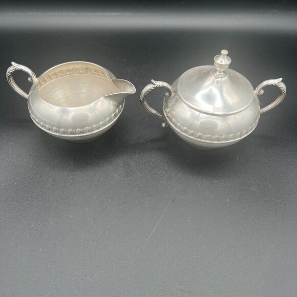 Sheridan Silver Co. Other - Vtg 1960s Sheridan Silver Co. Silver Plated Creamer and Lidded Sugar Bowl